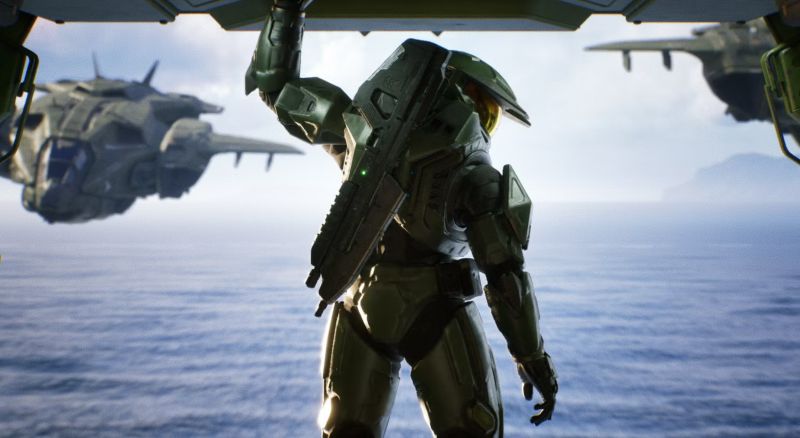 Illustrazione ufficiale di Halo Fest 2026, evento dedicato ai 25 anni della saga Halo con concerti e attività per i fan.