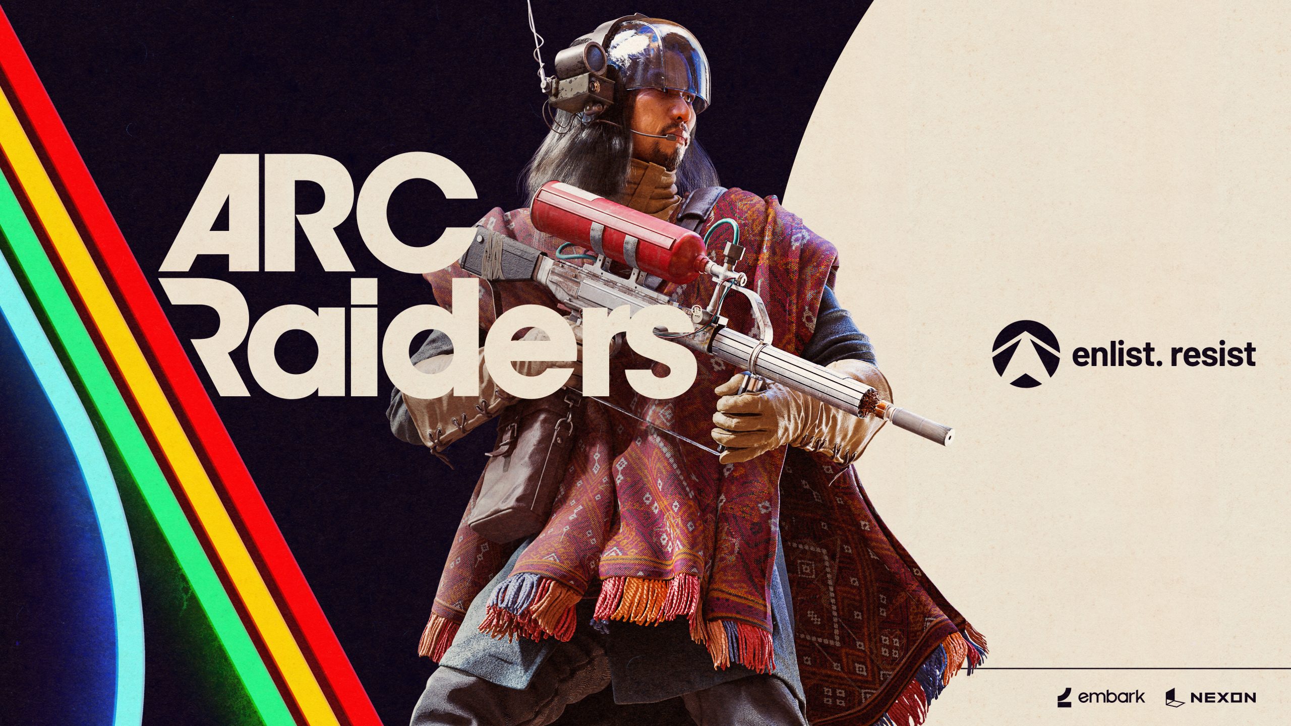 Screenshot ufficiale di ARC Raiders che mostra i personaggi in azione durante una battaglia futuristica, immagine della news GameToday.it sul preload e requisiti PC